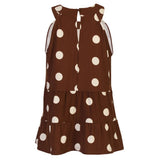 Liberté LIBERTÉ dame top ALMA Top BROWN CREME DOT