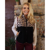 Liberté LIBERTÉ dame vest TEDDY 22173 Restudsalg LUX LEO BLACK BORDEAUX