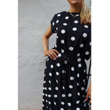 Liberté Liberté dame t-shirt 9581 ALMA T-shirt black big dot