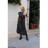 Liberté Liberté dame t-shirt 9581 ALMA T-shirt black big dot