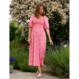 Liberté Liberté kjole gro Dress Pink Flower