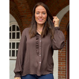 LULULIA Lululia dame bluse LuEllen 5897 Shirt Moro