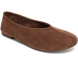 SHOES Luppa dame ballerina sko 9871 Shoes Mocca