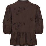 MARTA DU CHATEAU Marta Du Chateau Dame Bluse MdcSafiya Blouse Castagno