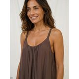 MARTA DU CHATEAU Marta Du Chateau Dame kjole MDCNAT 20514 Dress Chocolate