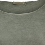 MARTA DU CHATEAU Marta Du Chateau dame bluse 11297 T-shirt long sleeves Military