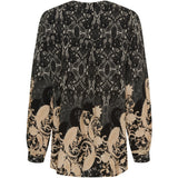 MARTA DU CHATEAU Marta Du Chateau dame bluse MdcAstrid 8128 Restudsalg Nero3277