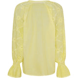 MARTA DU CHATEAU Marta Du Chateau dame bluse MdcBianca Restudsalg Giallo Cold Wash
