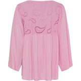 MARTA DU CHATEAU Marta Du Chateau dame bluse MdcCaterina 5616 Restudsalg Bubblegum