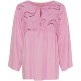 MARTA DU CHATEAU Marta Du Chateau dame bluse MdcCaterina 5616 Restudsalg Bubblegum