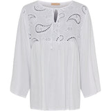 MARTA DU CHATEAU Marta Du Chateau dame bluse MdcCaterina 5616 Restudsalg White