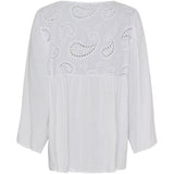 MARTA DU CHATEAU Marta Du Chateau dame bluse MdcCaterina 5616 Restudsalg White