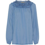 MARTA DU CHATEAU Marta Du Chateau dame bluse MdcJulietta Blouse Light blue