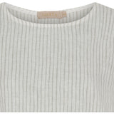 MARTA DU CHATEAU Marta Du Chateau dame bluse MdcNatalie Restudsalg Panna Grey Stripe