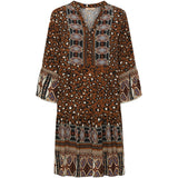 MARTA DU CHATEAU Marta Du Chateau dame kjole 1240 Dress Tabacco