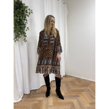 MARTA DU CHATEAU Marta Du Chateau dame kjole 1240 Dress Tabacco