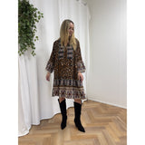 MARTA DU CHATEAU Marta Du Chateau dame kjole 1240 Dress Tabacco