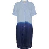 MARTA DU CHATEAU Marta Du Chateau dame kjole MdcJóna Dress Skyblue/DarkBlue