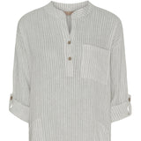 MARTA DU CHATEAU Marta Du Chateau dame kjole MdcNess Restudsalg Panna Grey Stripe