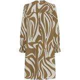 MARTA DU CHATEAU Marta Du Chateau dame kjole MdcPernille Restudsalg Camello/Offwhite2732