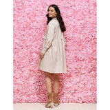 MARTA DU CHATEAU Marta Du Chateau dame kjole MdcViolet Restudsalg Beige250
