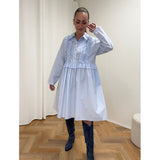 MARTA DU CHATEAU Marta Du Chateau dame kjole MdcViolet Restudsalg LightBlue64.