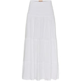 MARTA DU CHATEAU Marta Du Chateau dame nederdel 5201 Skirt Solid White