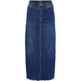 MARTA DU CHATEAU Marta Du Chateau dame nederdel MDCMila MDC115-2579 Skirt Denim