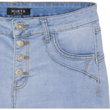 MARTA DU CHATEAU Marta Du Chateau dame shorts MdcSimona Restudsalg Denim