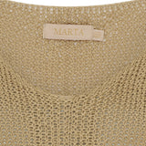 MARTA DU CHATEAU Marta Du Chateau dame strik 7010 Knit Camello2651