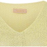 MARTA DU CHATEAU Marta Du Chateau dame strik 7010 Knit Yellow