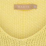 MARTA DU CHATEAU Marta Du Chateau dame strik 7010 Knit Yellow108