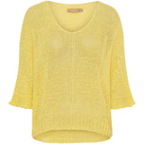 MARTA DU CHATEAU Marta Du Chateau dame strik 7010 Knit Yellow108