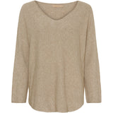MARTA DU CHATEAU Marta Du Chateau dame strik MDCCelina 5002 Knit Medium Beige