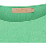 MARTA DU CHATEAU Marta Du Chateau dame strik MDCDagmar 5001 Knit Green Fluo