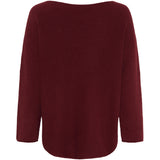 MARTA DU CHATEAU Marta Du Chateau dame strik MDCDagmar 5001 Knit Wine