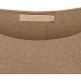 MARTA DU CHATEAU Marta Du Chateau dame strik MdcSia 5003 Knit Camel