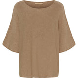 MARTA DU CHATEAU Marta Du Chateau dame strik MdcSia 5003 Knit Camel