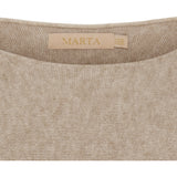 MARTA DU CHATEAU Marta Du Chateau dame strik MdcSia 5003 Knit Medium Beige