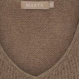 MARTA DU CHATEAU Marta Du Chateau dame vest MdcMarlene 5114 Vest Tortora27654