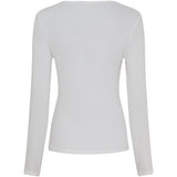 MARTA DU CHATEAU Marta Du Chateau langærmet t-shirt MdcIngrid 4906 LS Tee WhiteSS
