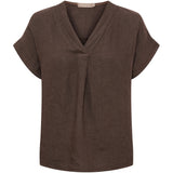 MARTA DU CHATEAU Marta du Chatau dame bluse MdcBellissima 86520 Blouse Mocca