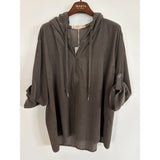MARTA DU CHATEAU Marta du Chateau Dame Bluse MdcPienza 8908 Blouse Moro30