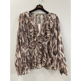 MARTA DU CHATEAU Marta du Chateau Dame Bluse MdcPistacia 8775 Blouse Leo