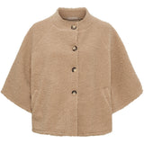 MARTA DU CHATEAU Marta du Chateau Dame Jakke MdcValencia 248370Teddy Jacket Crema12