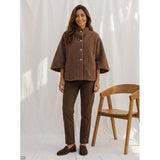 MARTA DU CHATEAU Marta du Chateau Dame Jakke MdcValencia 248370Teddy Jacket Marrone9
