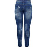 MARTA DU CHATEAU Marta du Chateau Dame Jeans MdcPloy Sw17291 Jeans Denim