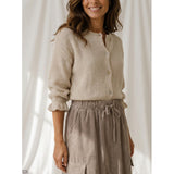 MARTA DU CHATEAU Marta du Chateau Dame Nederdel MdcGarda 8758 Skirt Fango60