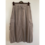 MARTA DU CHATEAU Marta du Chateau Dame Nederdel MdcGarda 8758 Skirt Fango60