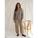 MARTA DU CHATEAU Marta du Chateau Dame Strik MdcBrezza 65968 Knit Fango
